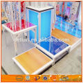 Hot!!glass Floor stage display with lighting